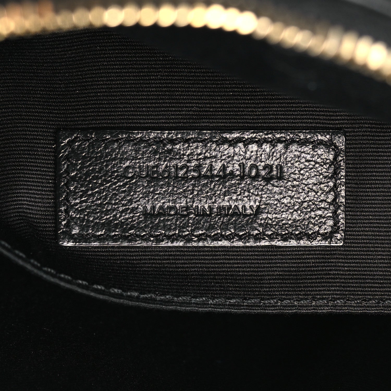 Saint Laurent Calfskin Matelasse Monogram Lou Camera Bag Black 7 of 9
