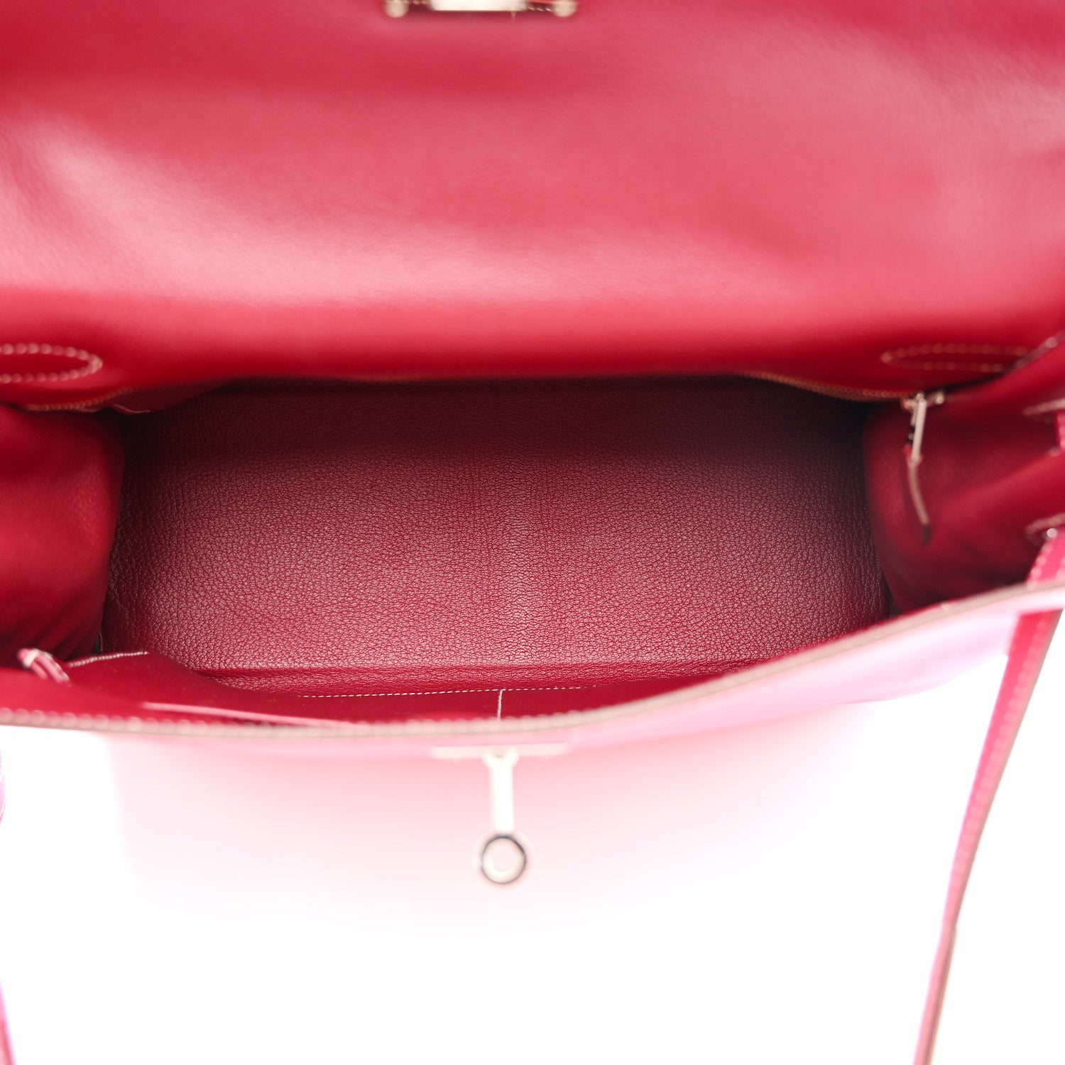 Hermes Epsom Candy Kelly Retourne 32 Rose Tyrien Rubis 5 of 11