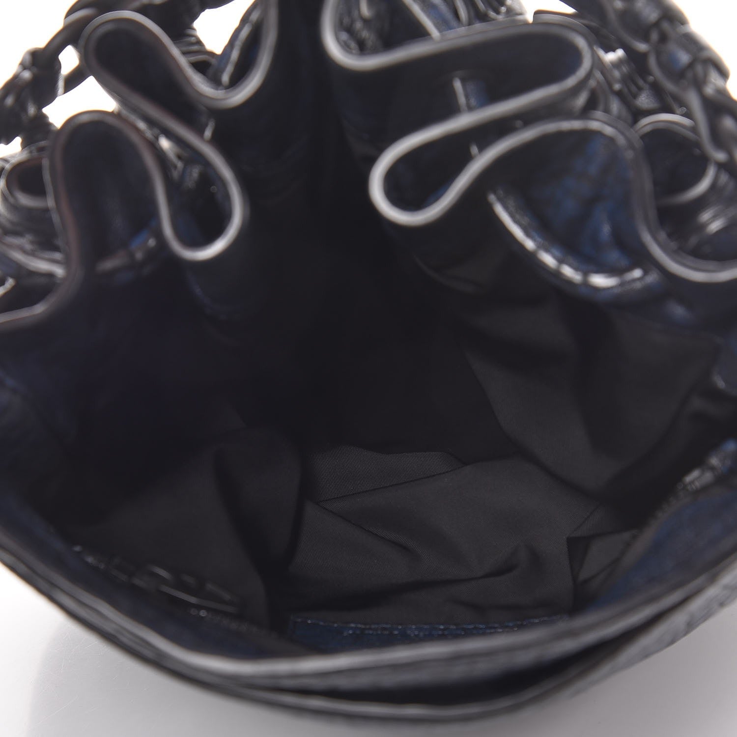 Alexander Wang Pebbled Lambskin Diego Bucket Navy 5 of 6