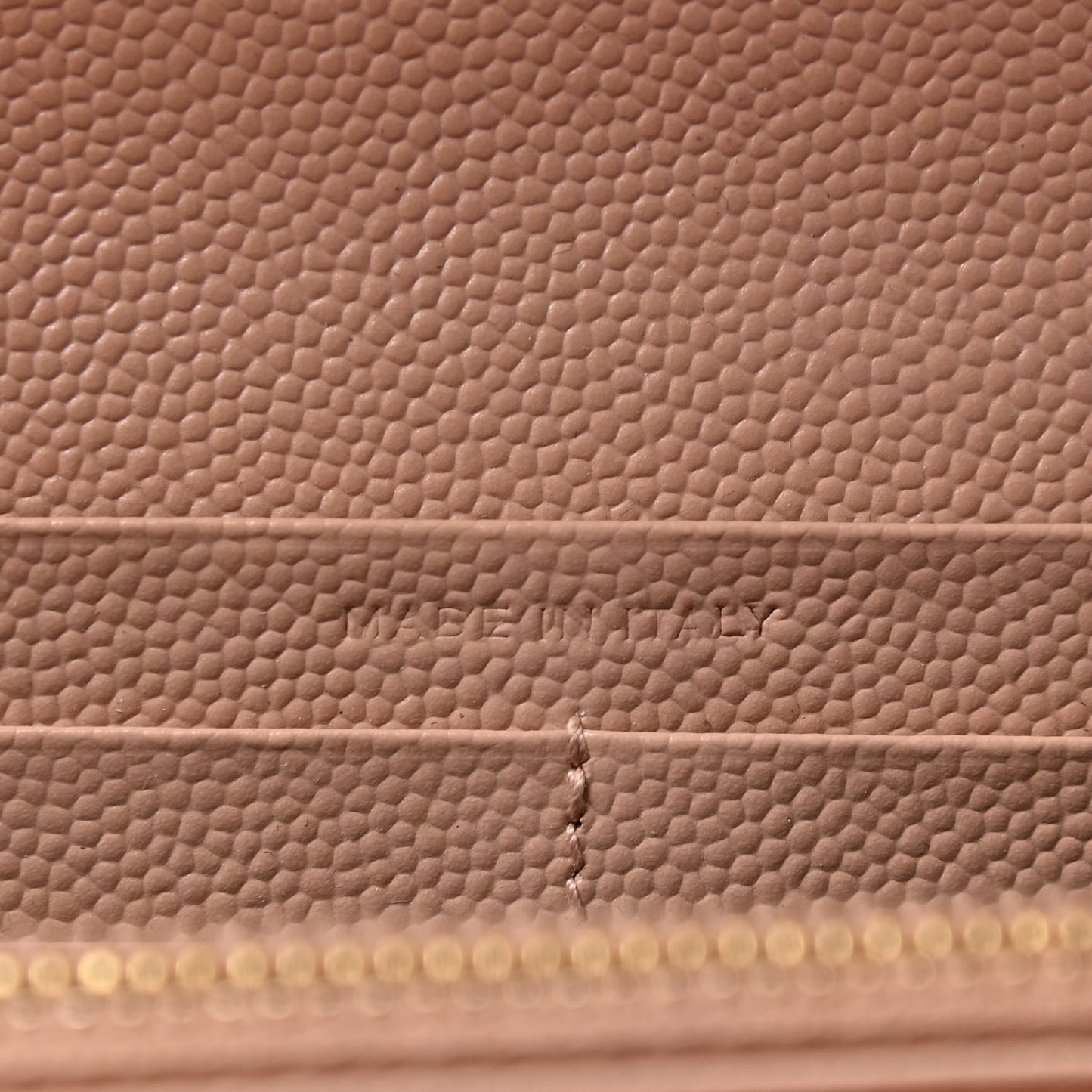 Grain De Poudre Matelasse Chevron Monogram Flap Wallet Pale Pink