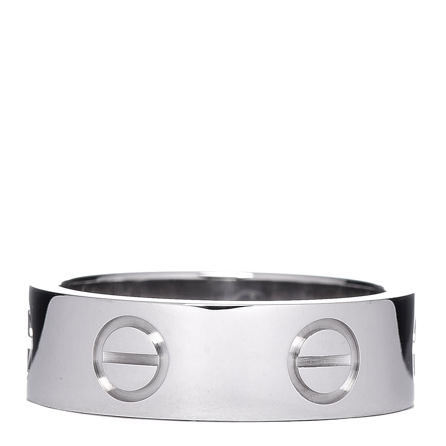 18K White Gold 5.5mm LOVE Ring 48 4.5