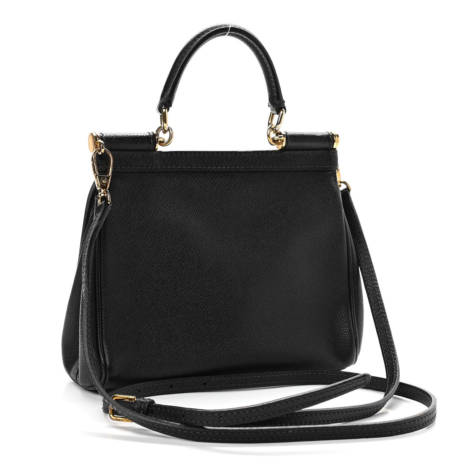 Dolce & Gabbana Dauphine Small Miss Sicily Satchel Black 3 of 12