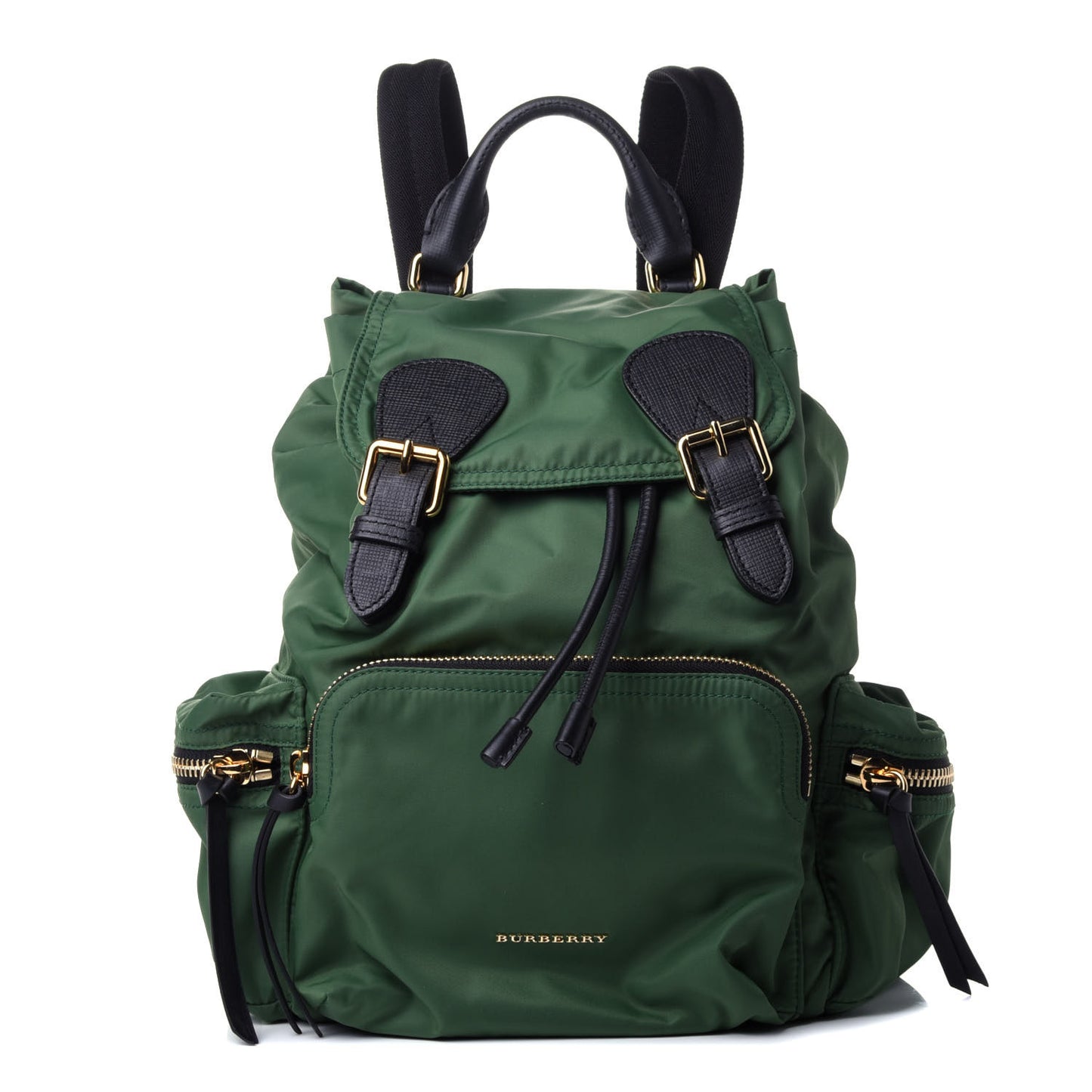Nylon Medium Rucksack Backpack Green