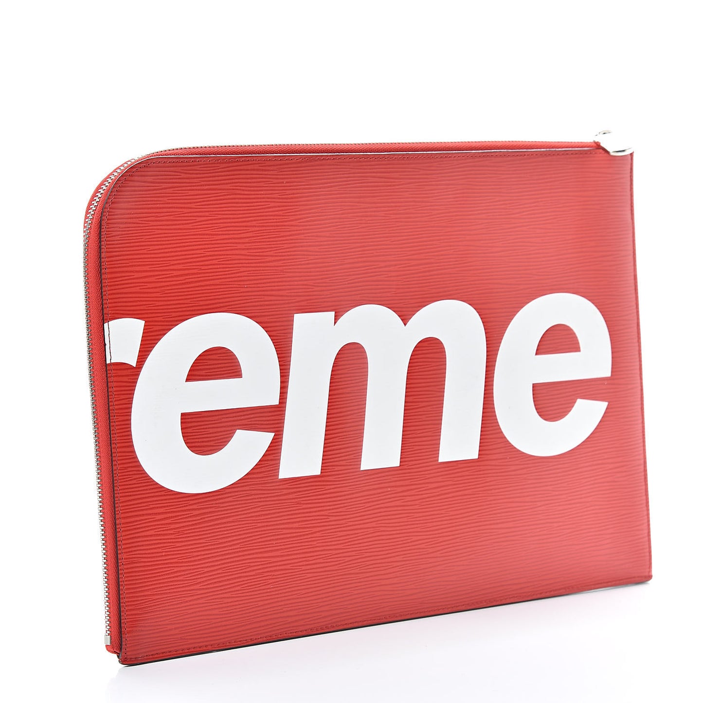 X SUPREME Epi Pochette Jour GM Red