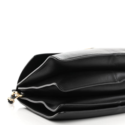 Chloe Suede Calfskin Medium Faye Shoulder Bag Black 9 of 10