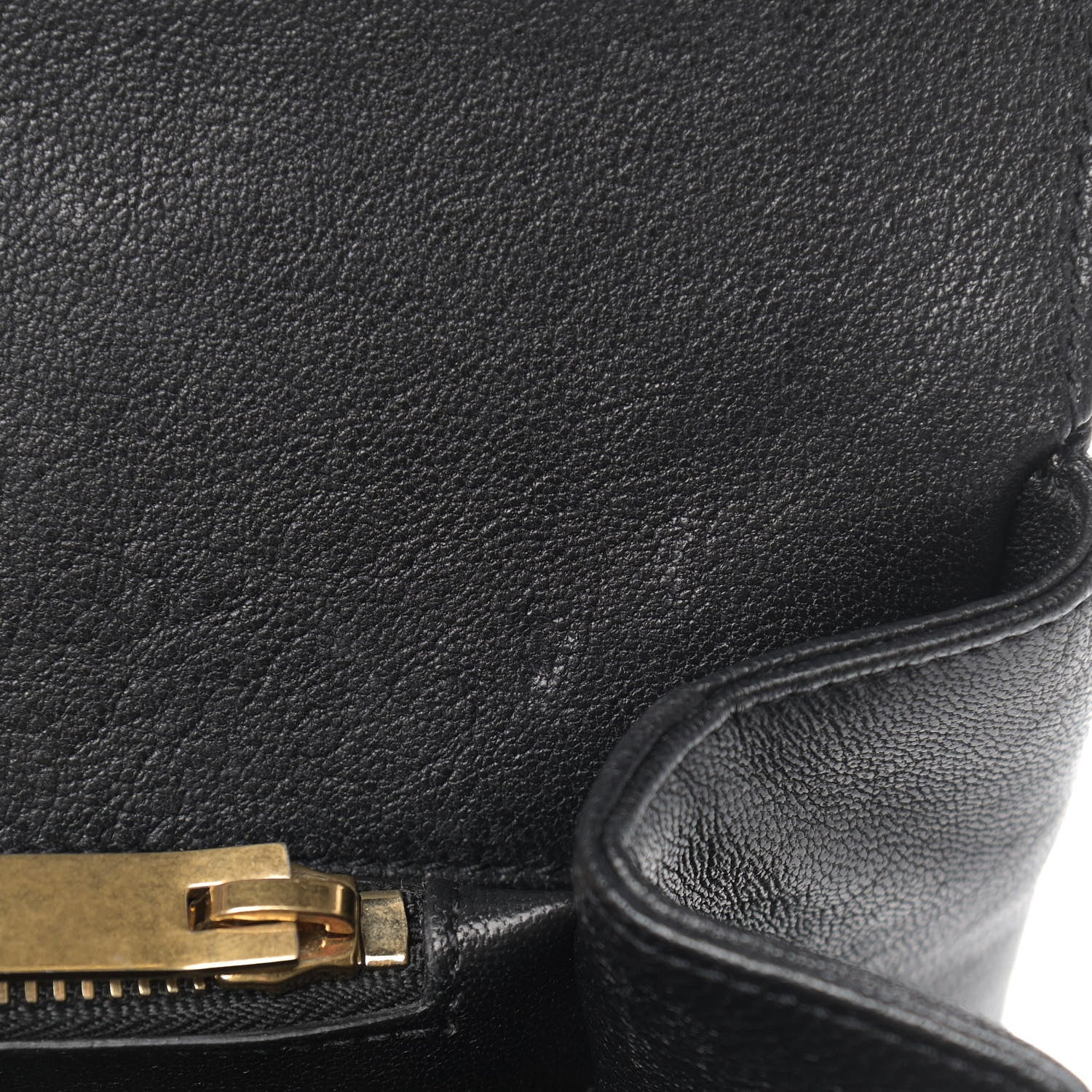 Saint Laurent Sheepskin Matelasse Chevron Monogram Large College Satchel Black 10 of 14