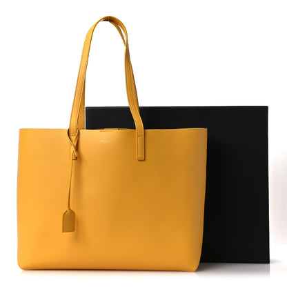 Saint Laurent Calfskin Large Shopping Tote Wheat 14 of 14