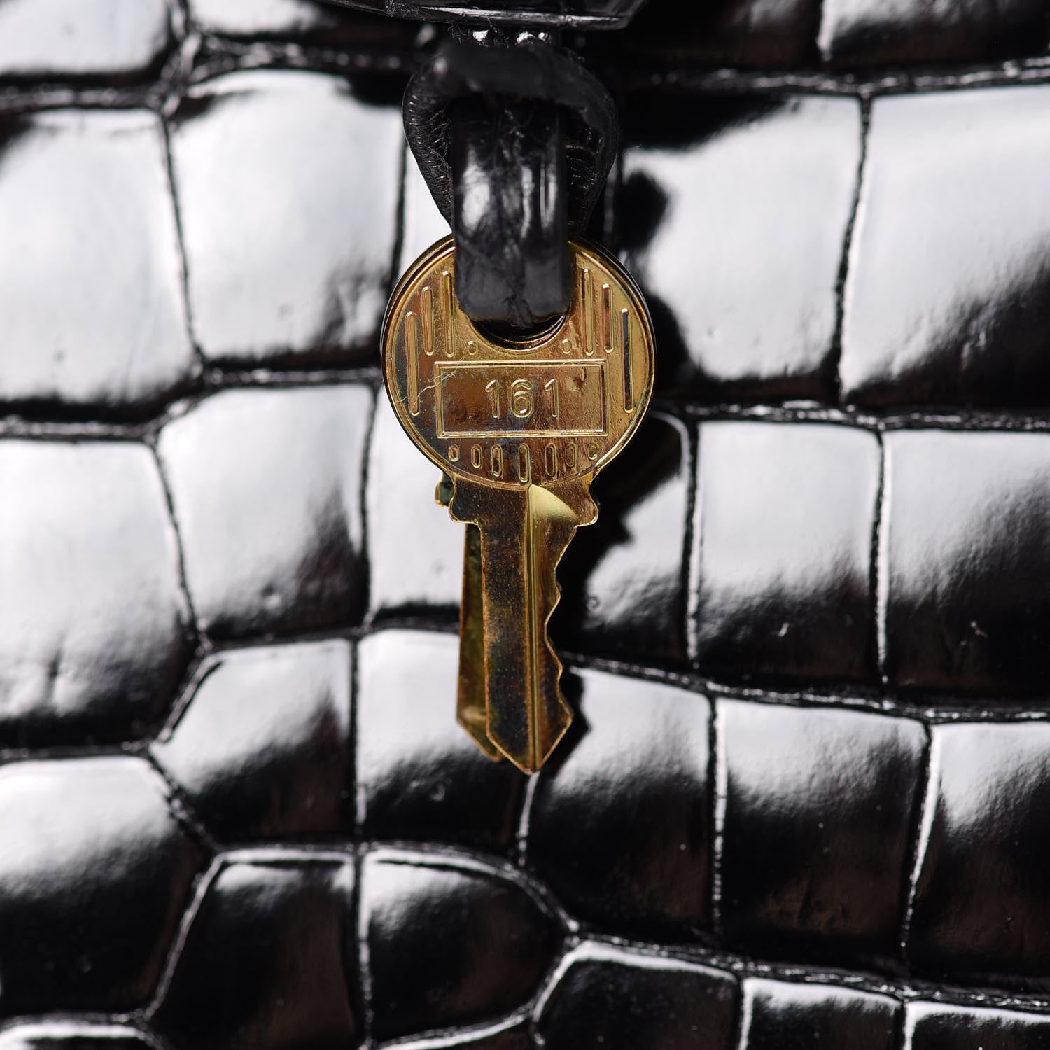 Hermes Shiny Porosus Crocodile Birkin 35 Black 30 of 41