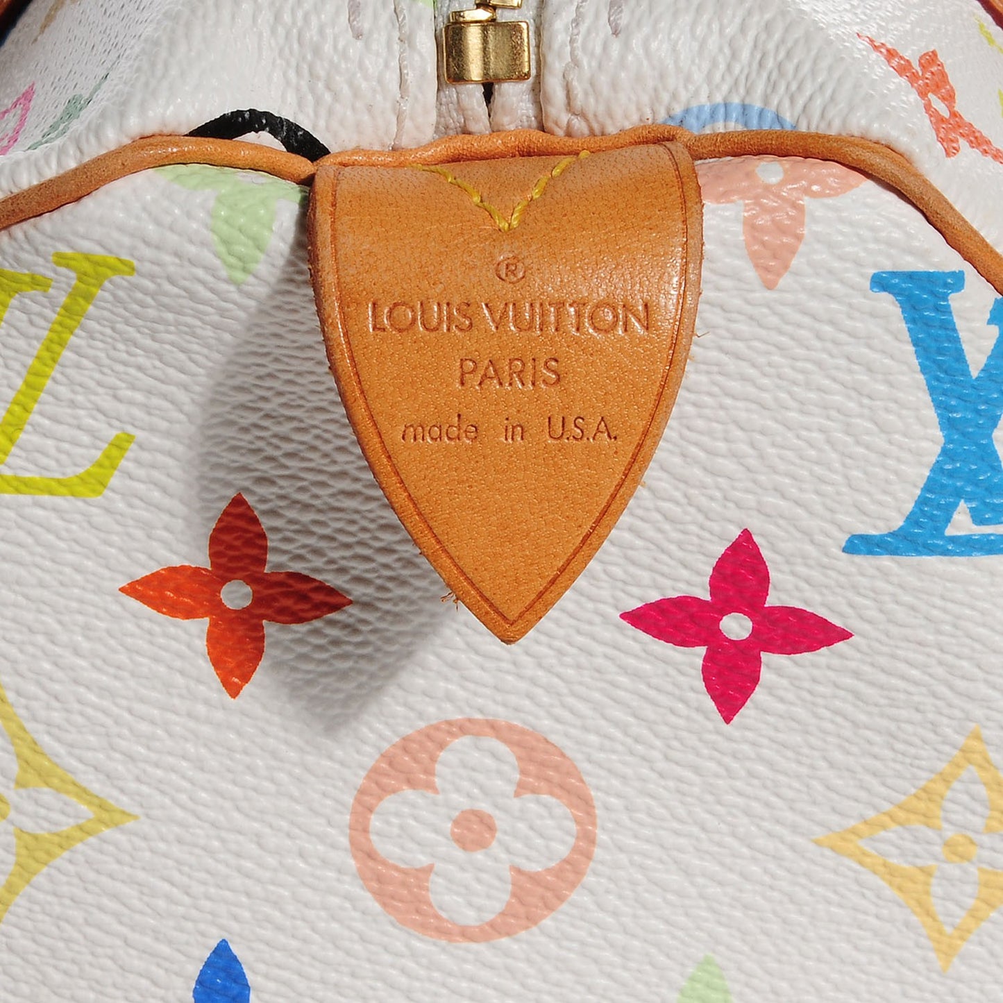 Monogram Multicolor Speedy 30 White