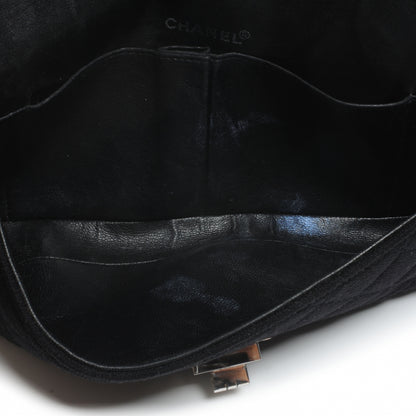Chanel Jersey and Patent Mademoiselle East West Flap Black 6 of 10