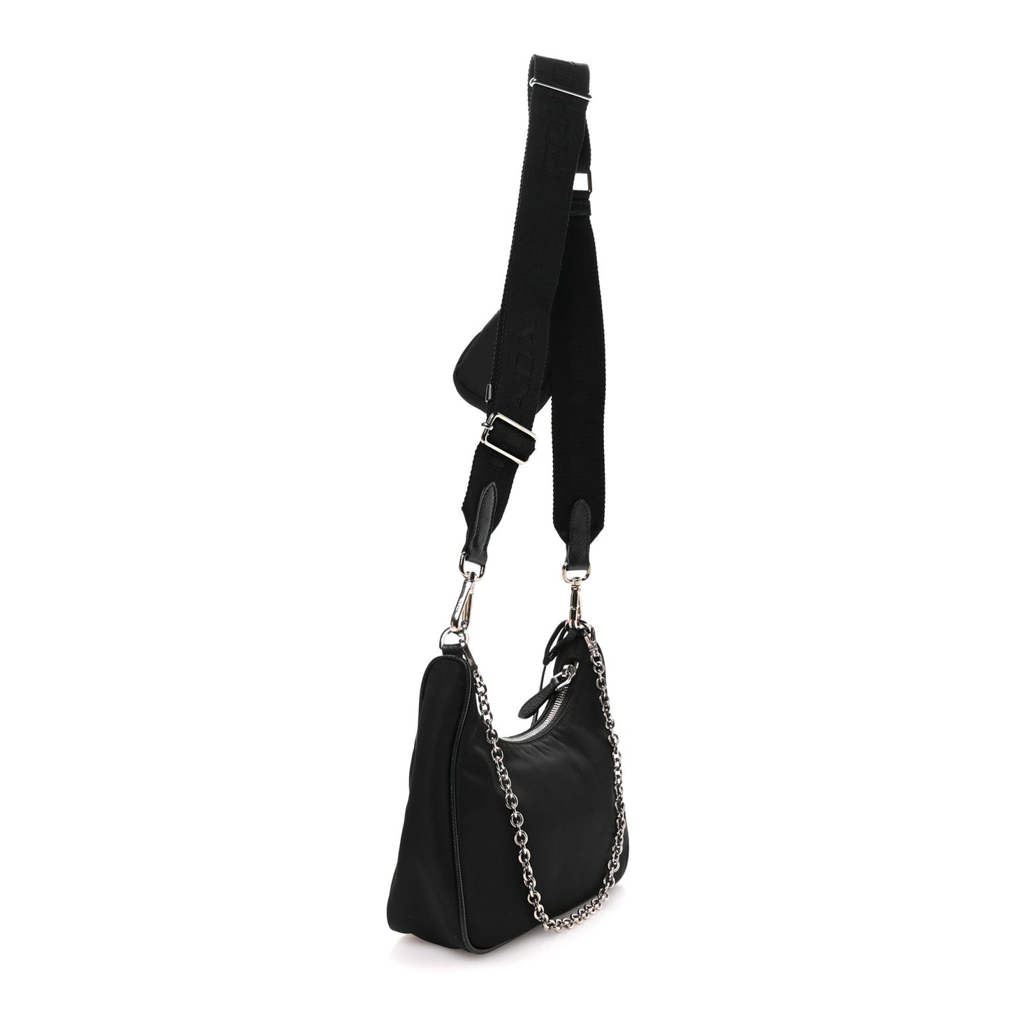 Nylon Re-Edition 2005 Shoulder Bag Black
