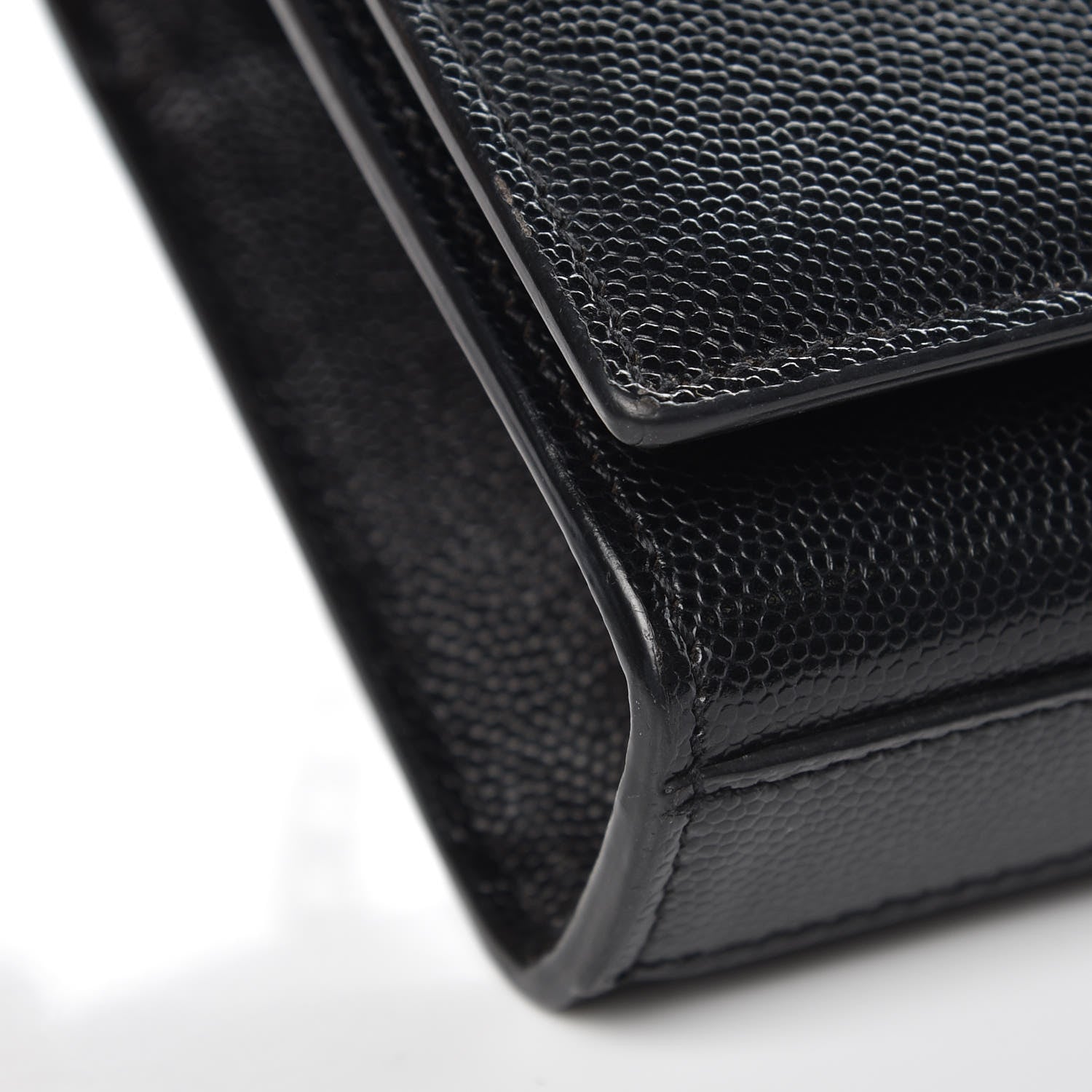 Saint Laurent Grain De Poudre Small Monogram Kate Satchel Black 11 of 12