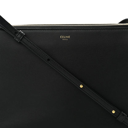 Celine Lambskin Large Trio Crossbody Bag Black 11 of 15