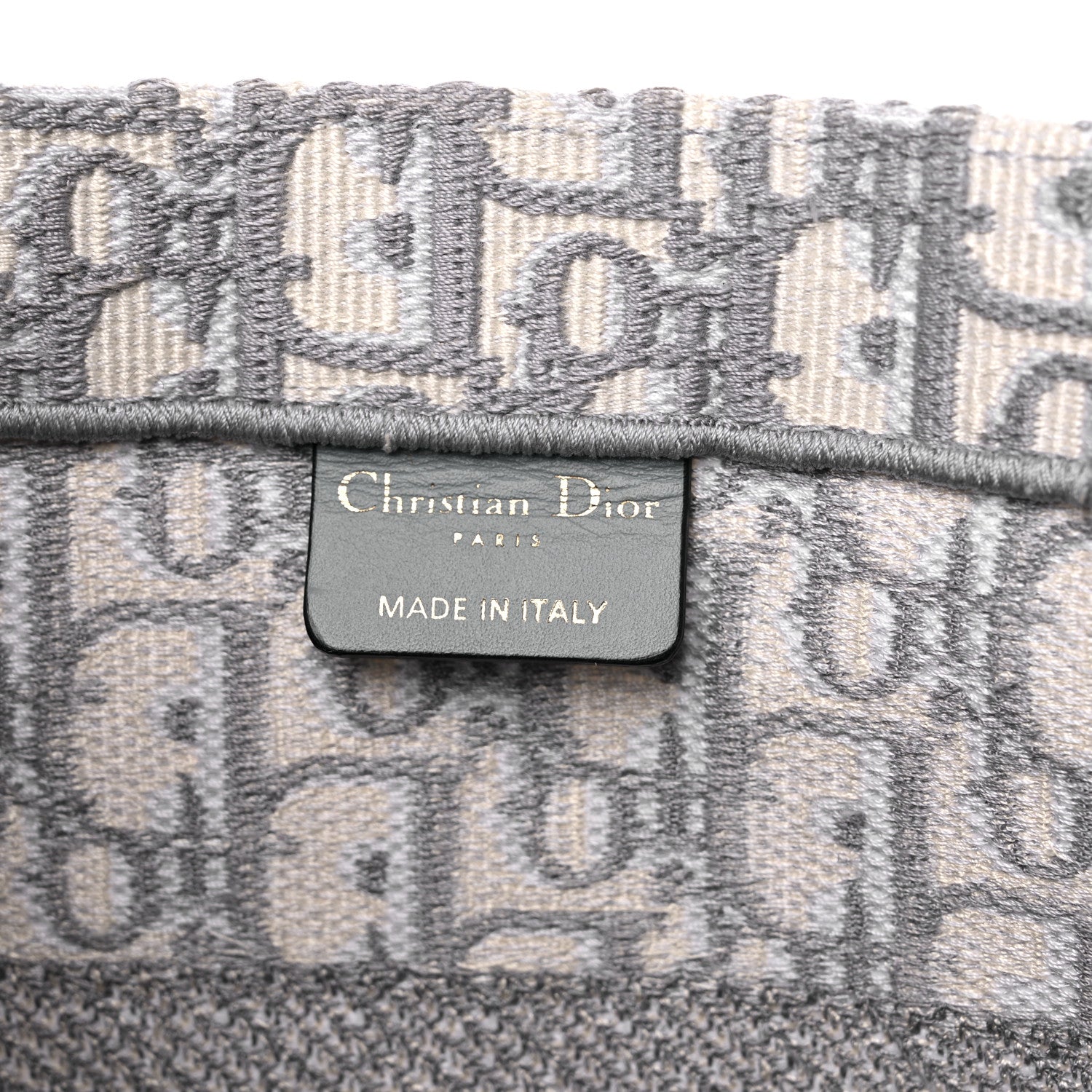 Christian Dior Oblique Medium Book Tote Grey 6 of 17