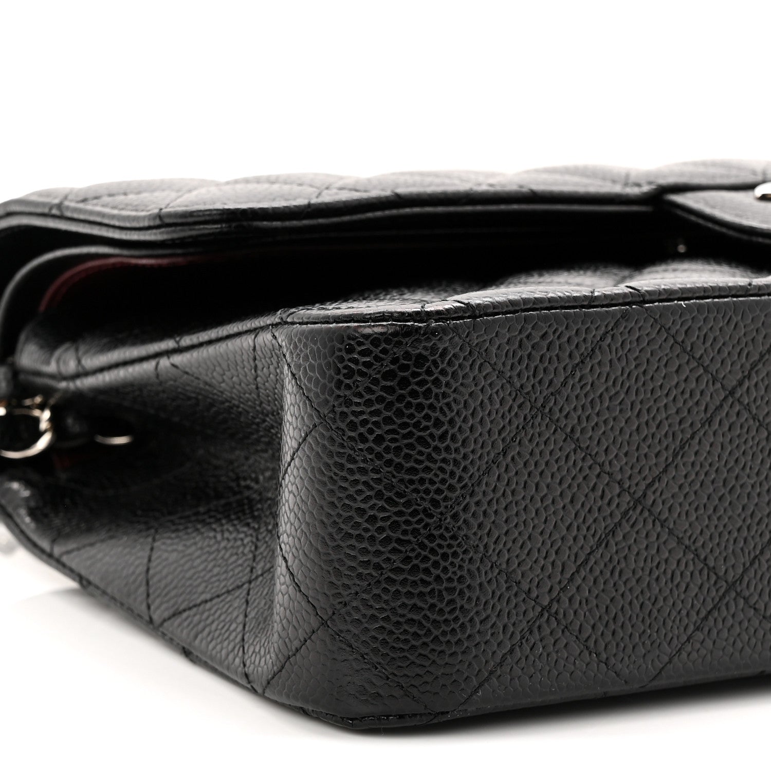 Chanel Caviar Quilted Medium Double Flap Black 9 of 11
