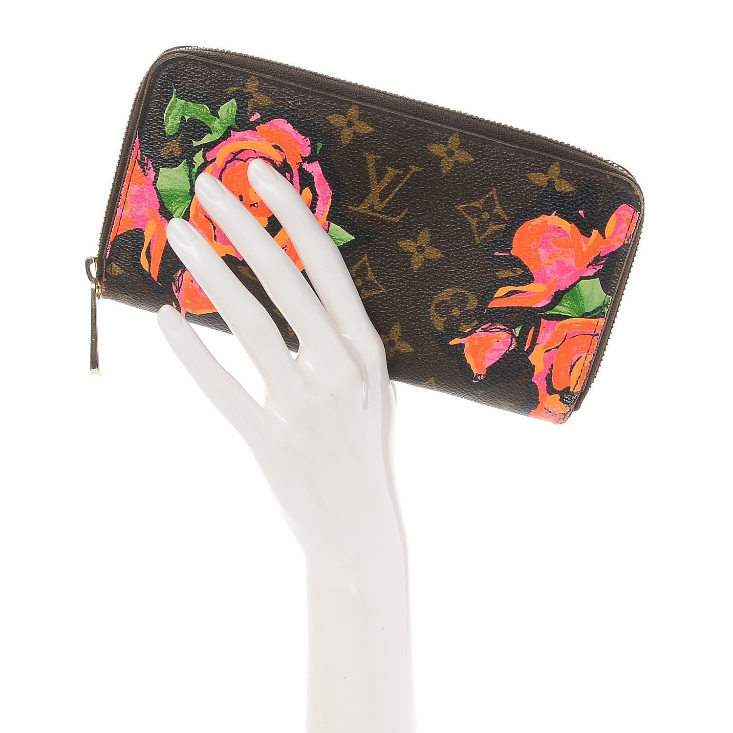 Louis Vuitton Monogram Roses Zippy Wallet 2 of 9