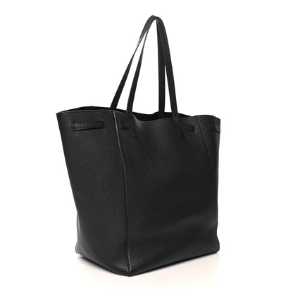 Celine Soft Grained Calfskin Medium Belt Cabas Phantom Black 2 of 11