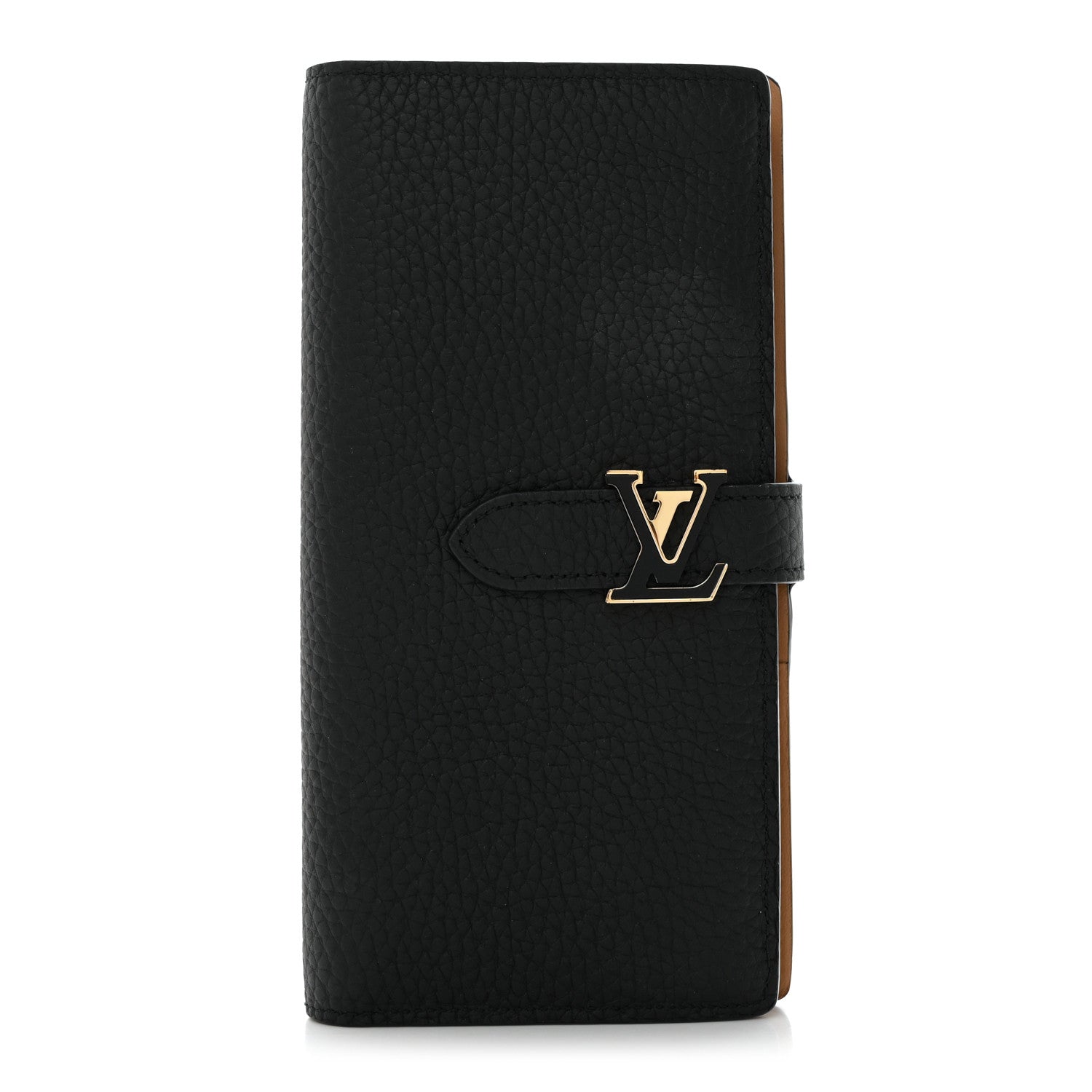 Louis Vuitton Taurillon LV Vertical Capucines Wallet Black Arizona 1 of 7