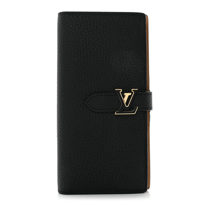 Louis Vuitton Taurillon LV Vertical Capucines Wallet Black Arizona 1 of 7