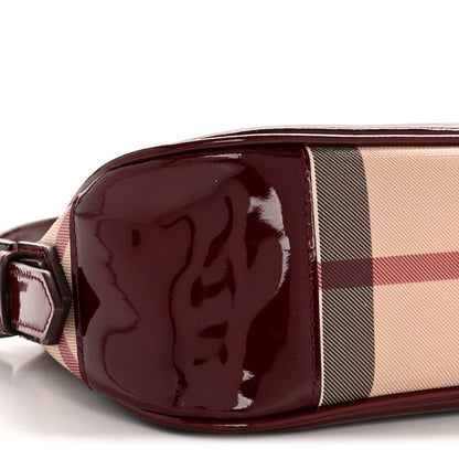 Burberry Patent Nova Check Newbury  Dark Red 9 of 13