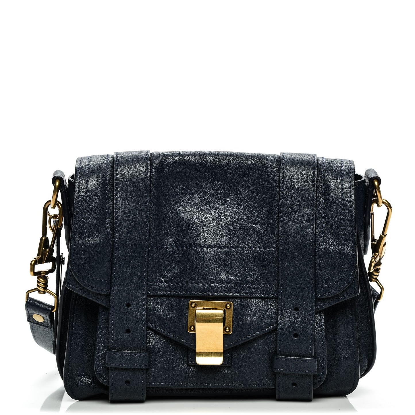 Lambskin PS1 Mini Pouch Messenger Midnight