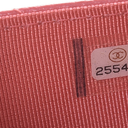 Chanel Caviar Quilted Flap Card Holder Pink 8 of 9