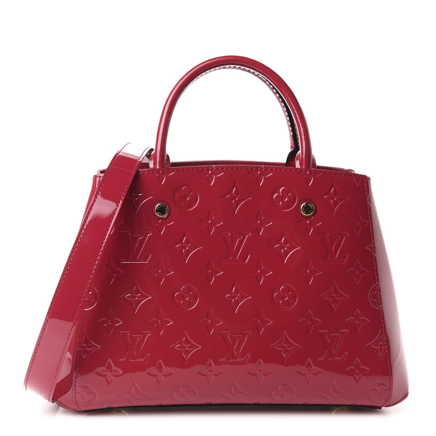 Louis Vuitton Vernis Montaigne BB Magenta 1 of 9