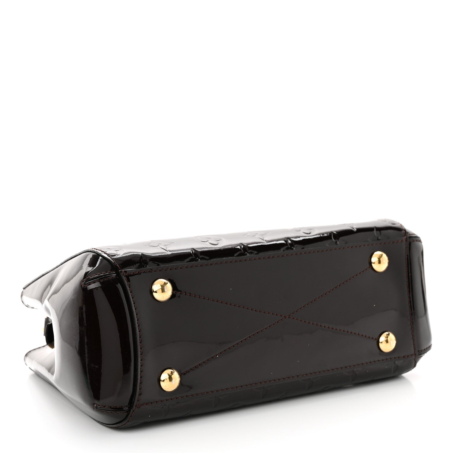 Louis Vuitton Vernis Montaigne BB Amarante 4 of 10