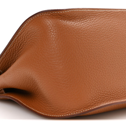 Hermes Taurillon Clemence Jypsiere 31 Gold 9 of 10