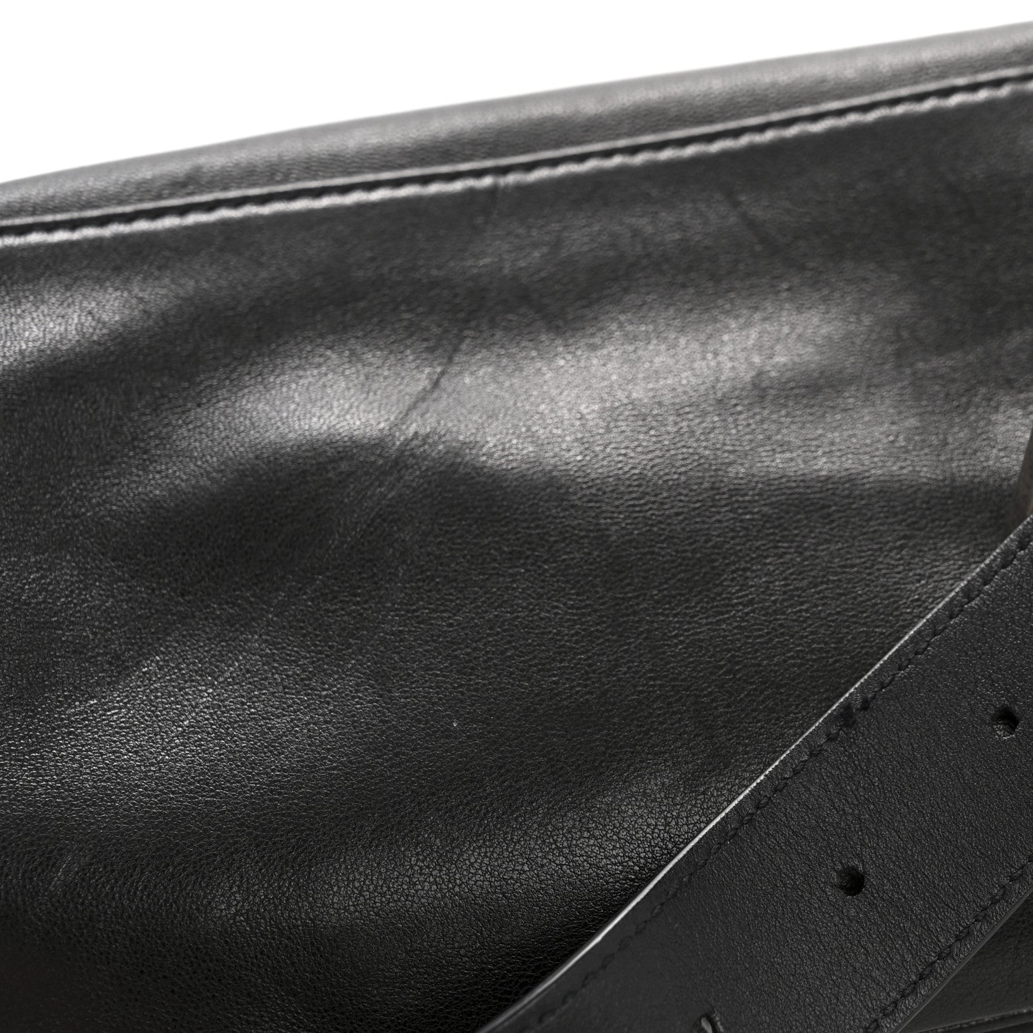 Saint Laurent Calfskin Monogram Belt Bag Black 12 of 12