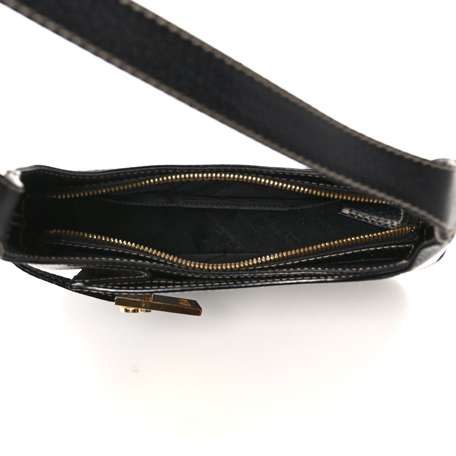 Salvatore Ferragamo Pigskin Gancini Hobo Black 5 of 8