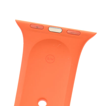 Hermes Silicone 40mm Apple Sports Watch Single Tour Band Orange 4 of 5