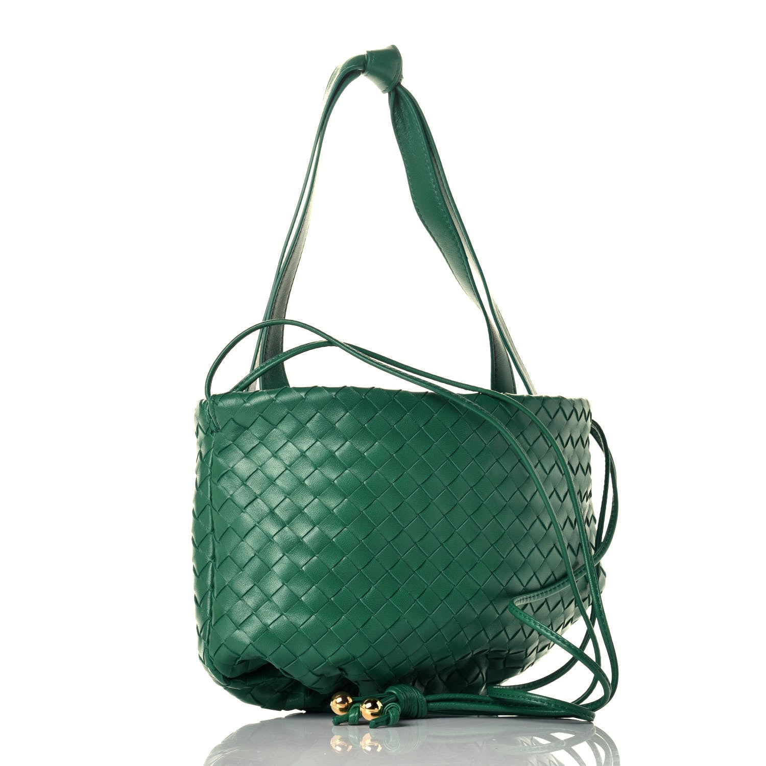 Bottega Veneta Nappa Intrecciato Small Bulb Racing Green 3 of 8