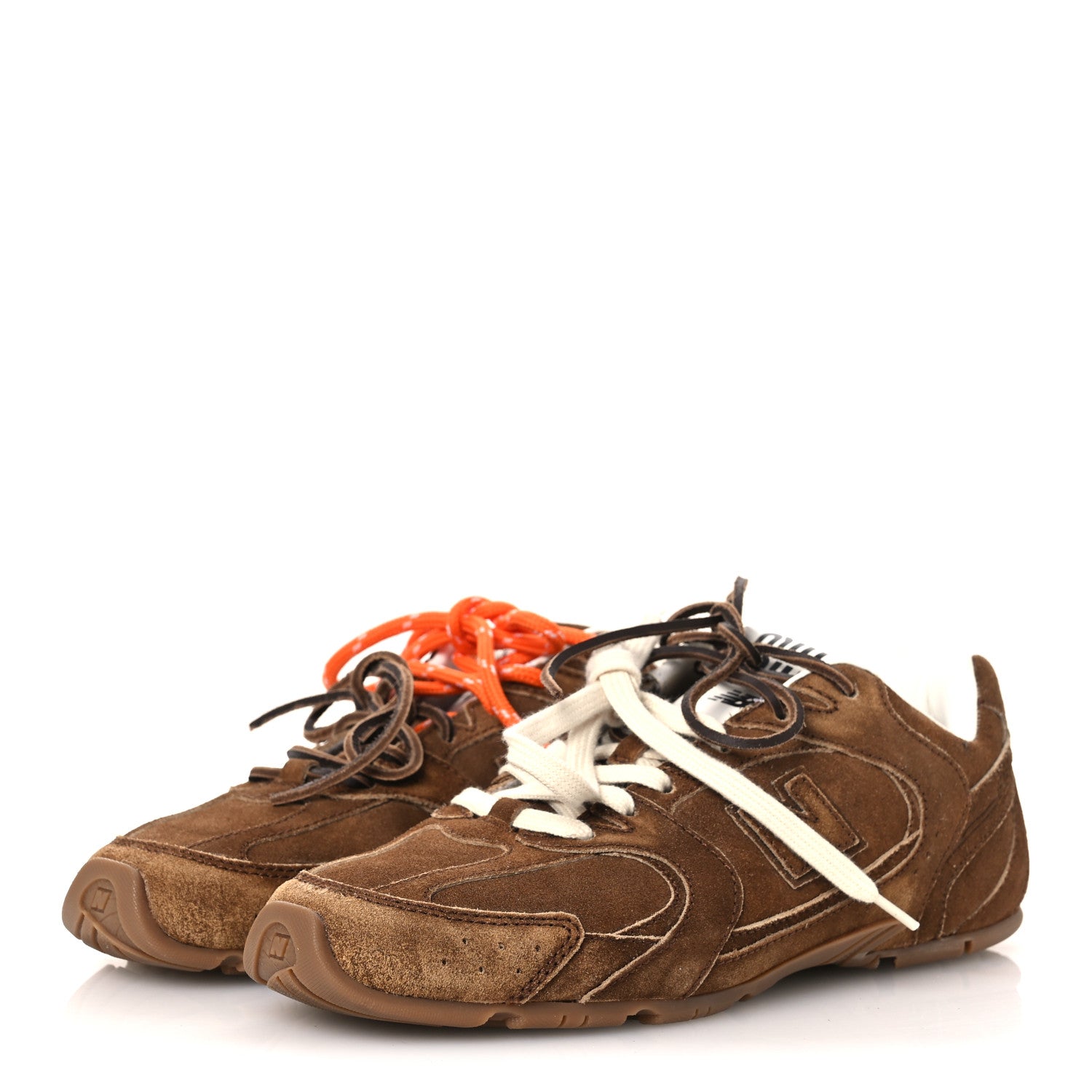 Miu Miu X NEW BALANCE Suede 530 SL Sneakers 38.5 Cinnamon 4 of 10