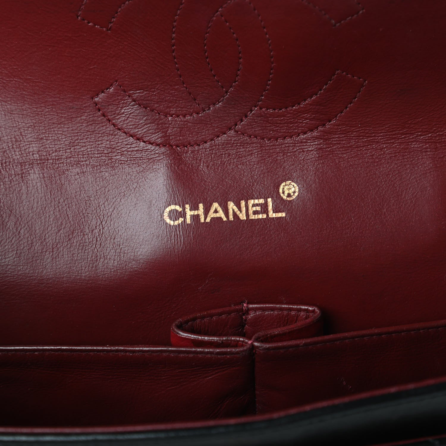 Chanel Lambskin Quilted Medium Double Flap Black 8 of 10