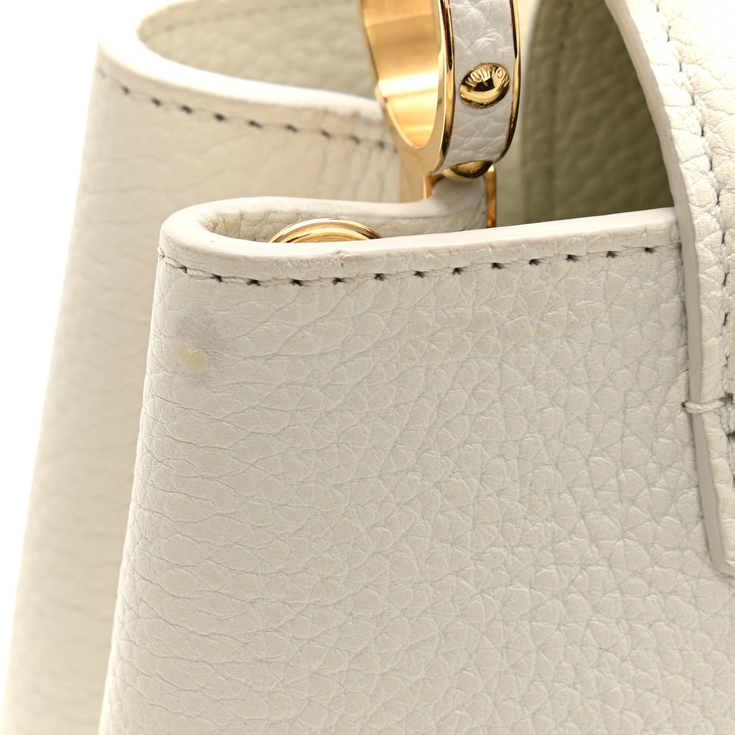 Louis Vuitton X UF Taurillon Artycapucines BB White 11 of 13