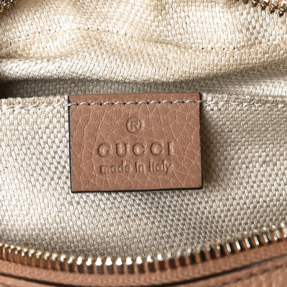 Gucci Pebbled Calfskin Small Soho Disco Bag Camelia 6 of 12