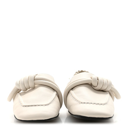 Loewe Lambskin Flamenco Knot Ballerina Flats 36 Soft White 3 of 9