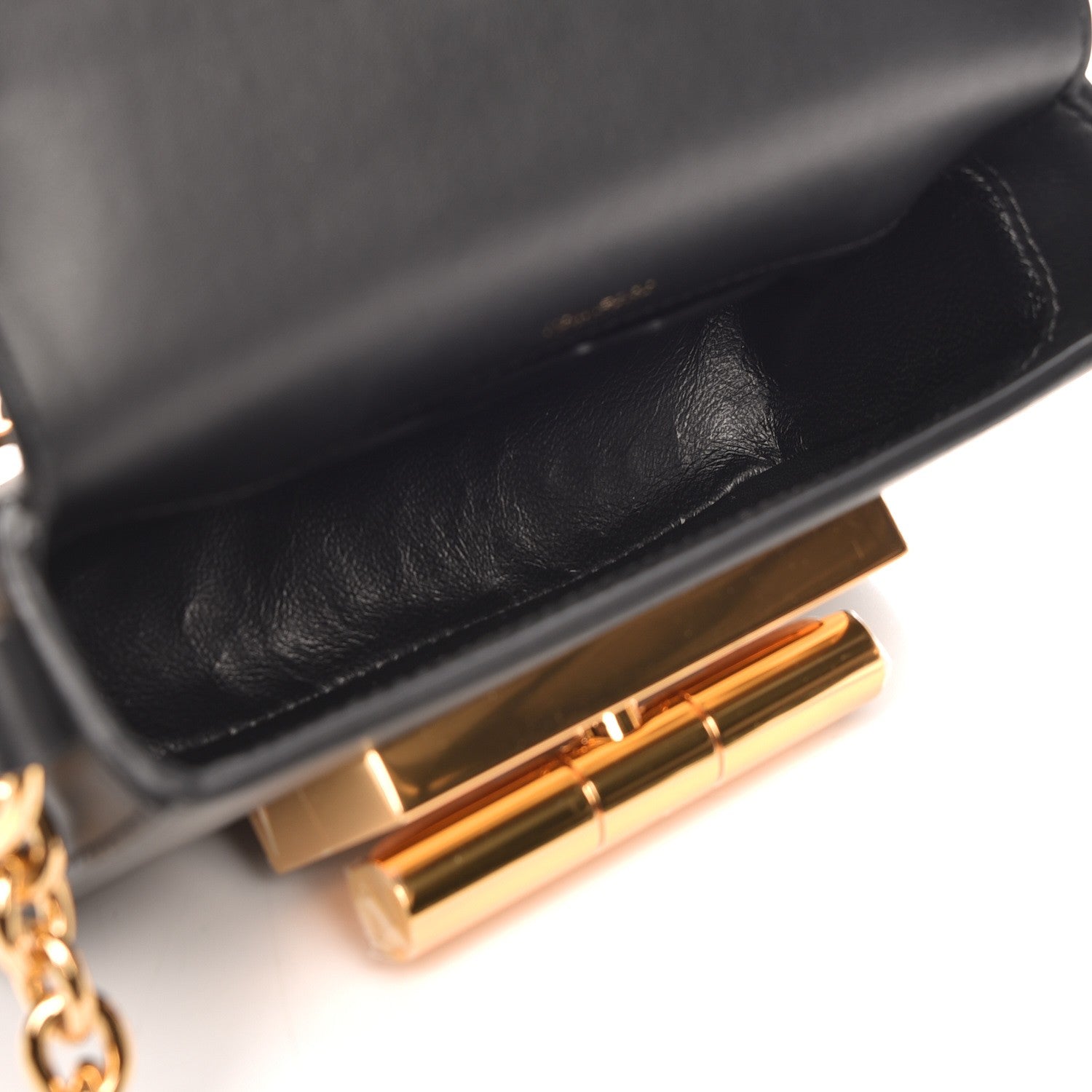 Tom Ford Calfskin Small Natalia Chain Bag Black 5 of 6