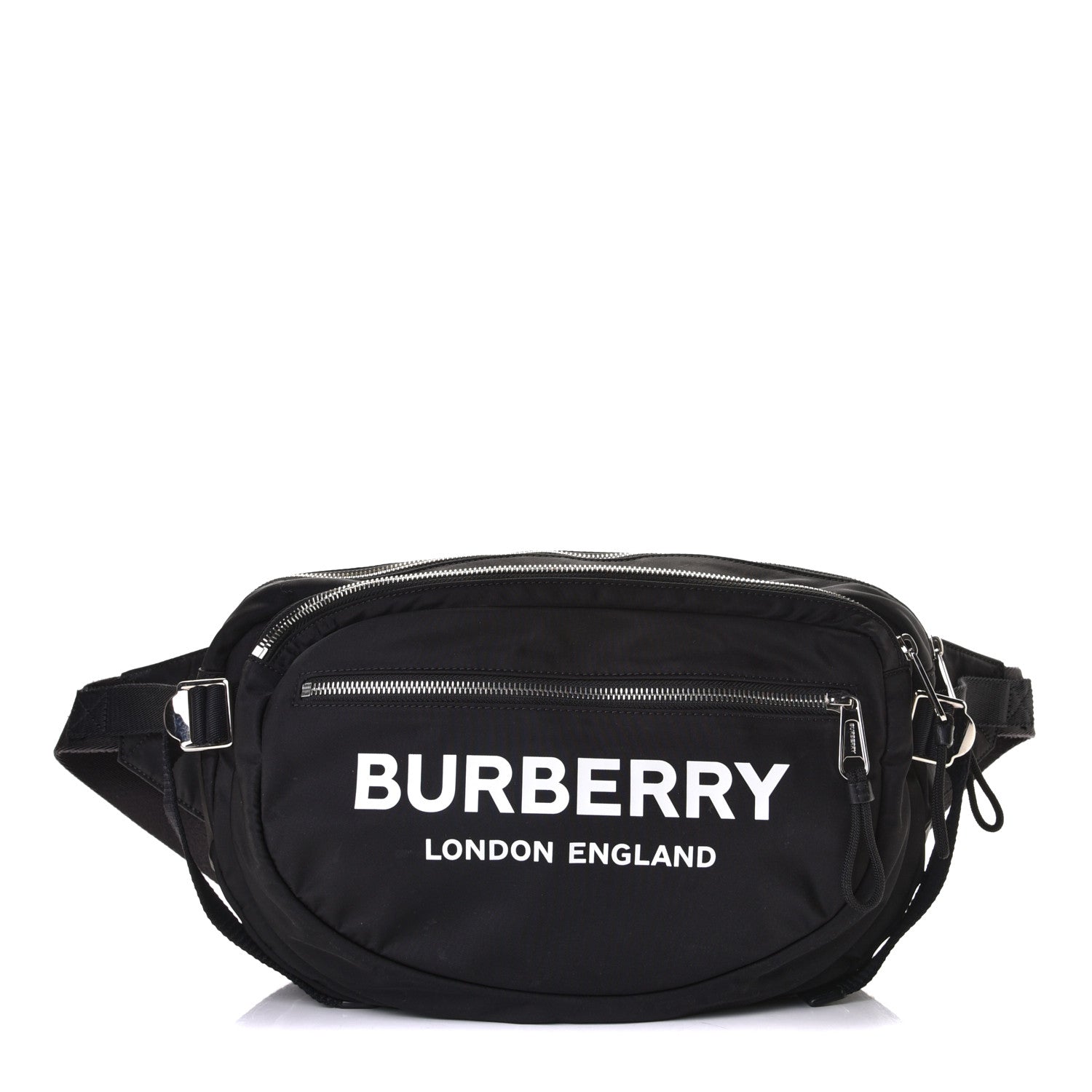 Burberry Econyl Logo Print Bum Bag Black 1 of 11