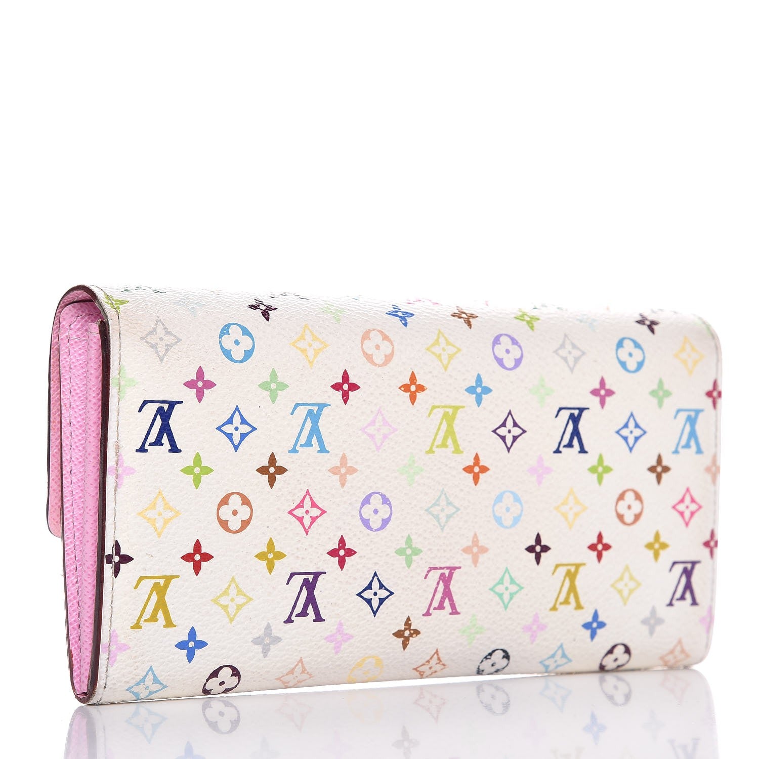 Louis Vuitton Monogram Multicolor Sarah Wallet Black 3 of 10