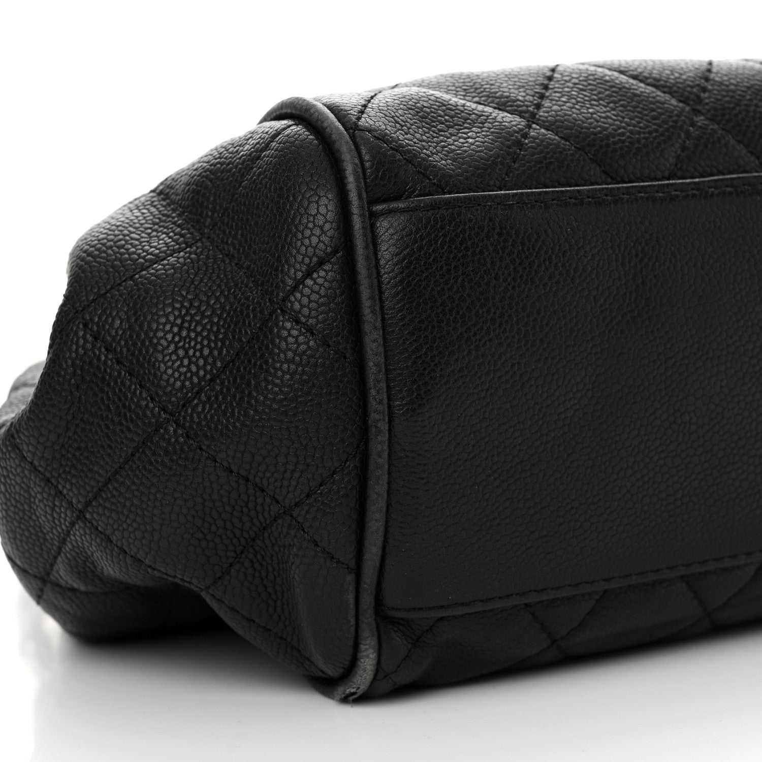 Chanel Caviar Quilted Timeless Accordion Flap Black 10 of 17