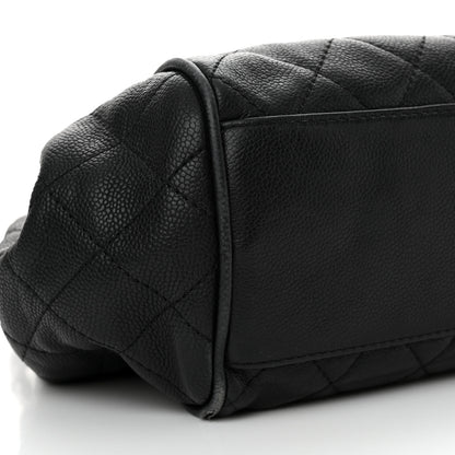 Chanel Caviar Quilted Timeless Accordion Flap Black 10 of 17