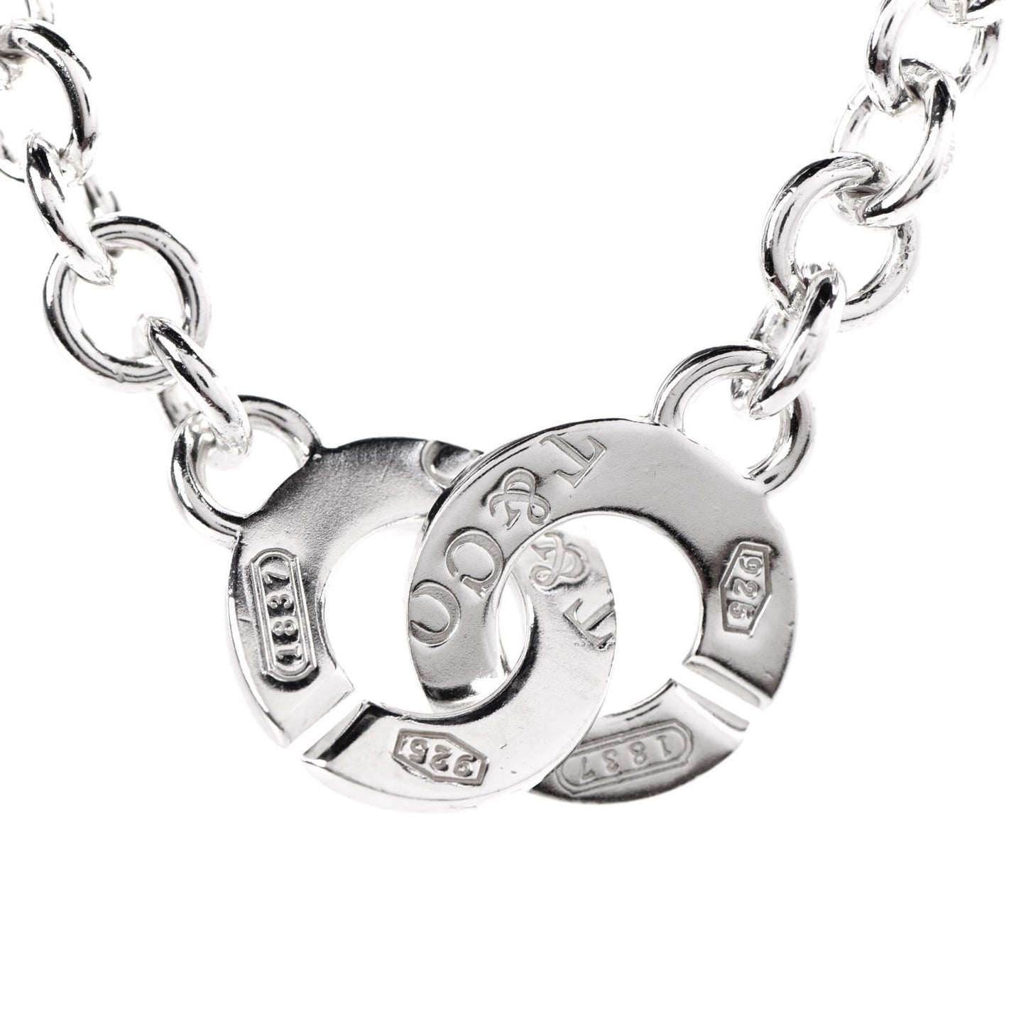 Sterling Silver 1837 Circle Clasp Necklace