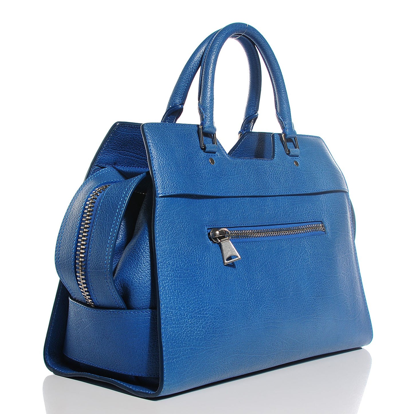 Vacchetta Calfskin Small PS13 Satchel Peacock