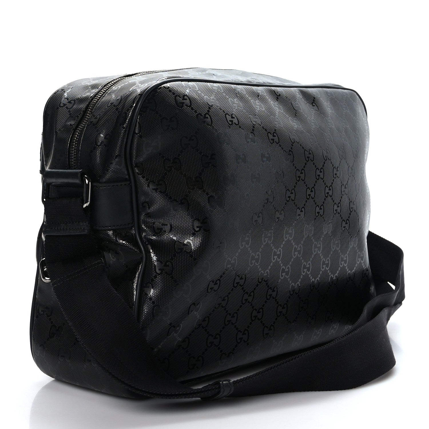 Gucci Imprime Monogram Large Messenger Bag Black 3 of 9