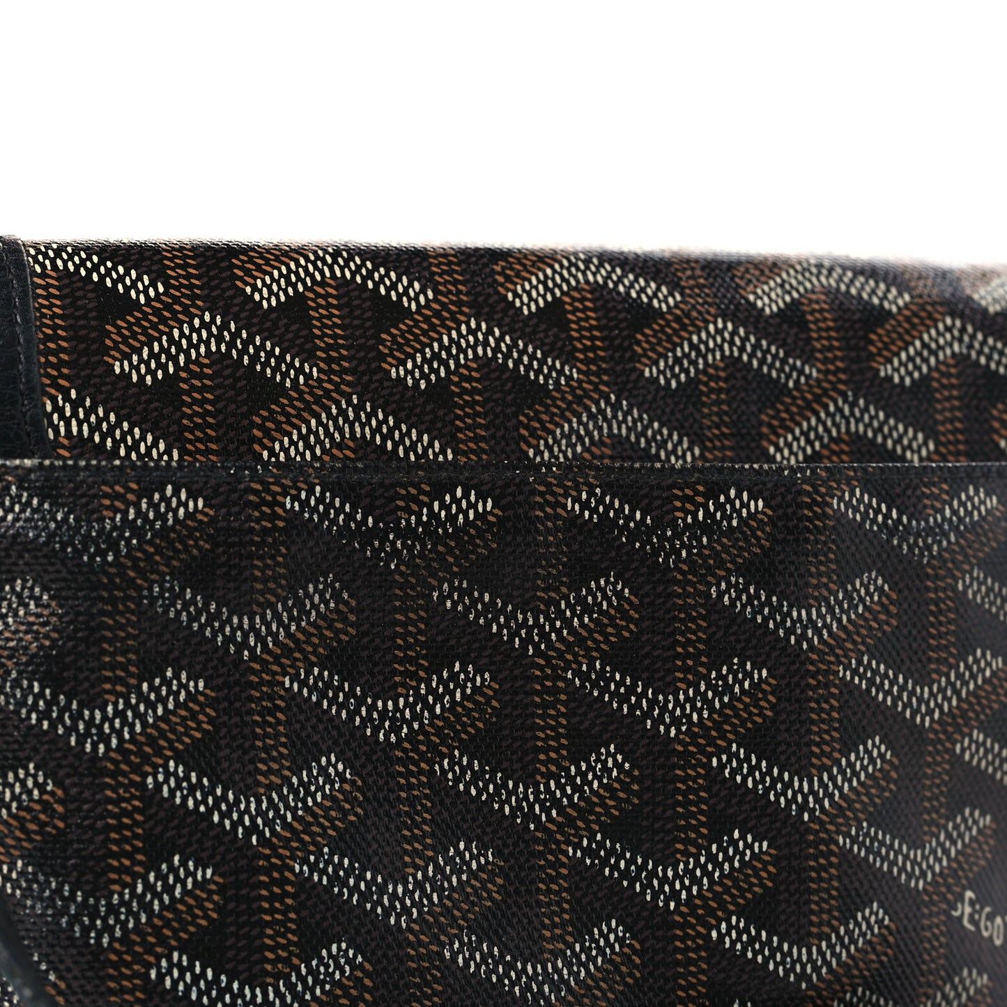 Goyardine Plumet Wallet Clutch Black
