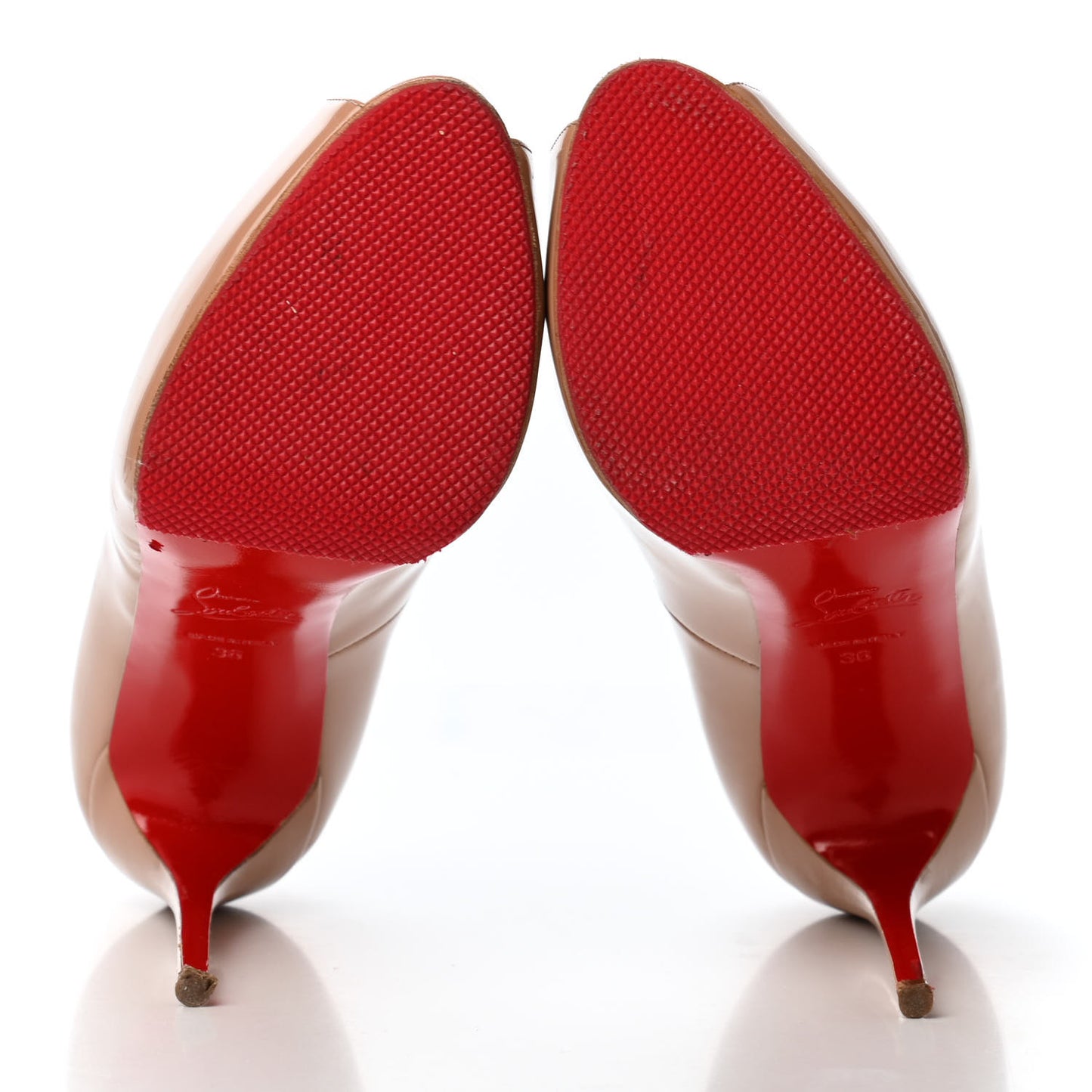 Patent New Very Prive 120 Pumps 36 Nude