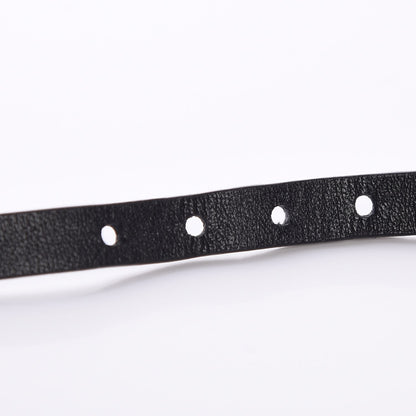 Christian Dior Calfskin J'Adior Logo Choker Necklace Black 7 of 8