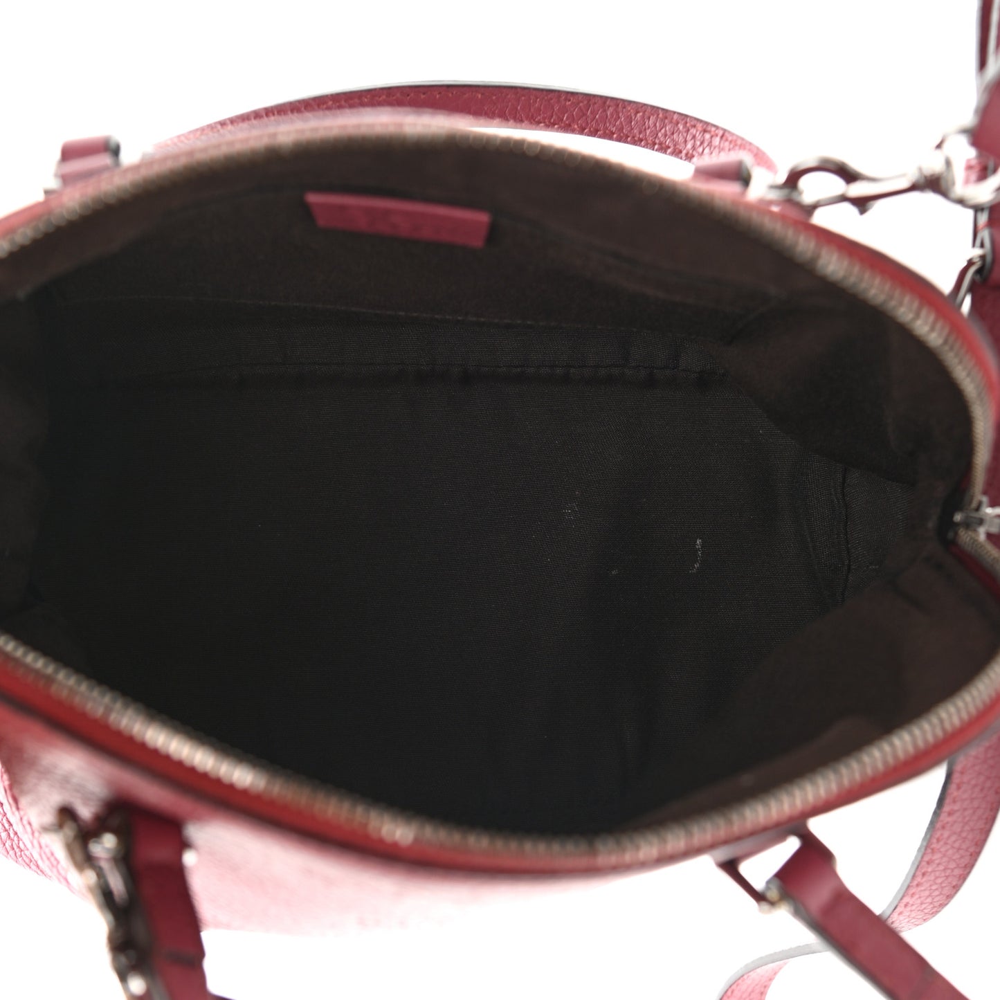 Calfskin Mini Dome Bag Burgundy